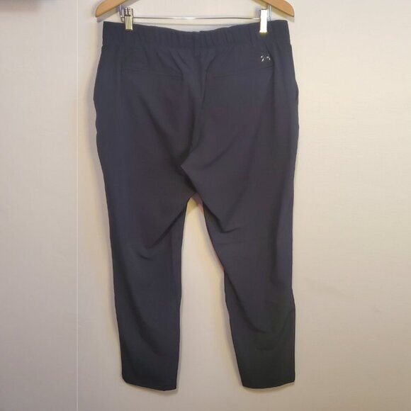 UNDER ARMOUR Women 14 Drive Golf Pants Straight Leg Stretch Waist UA Storm Black - Picture 5 of 13
